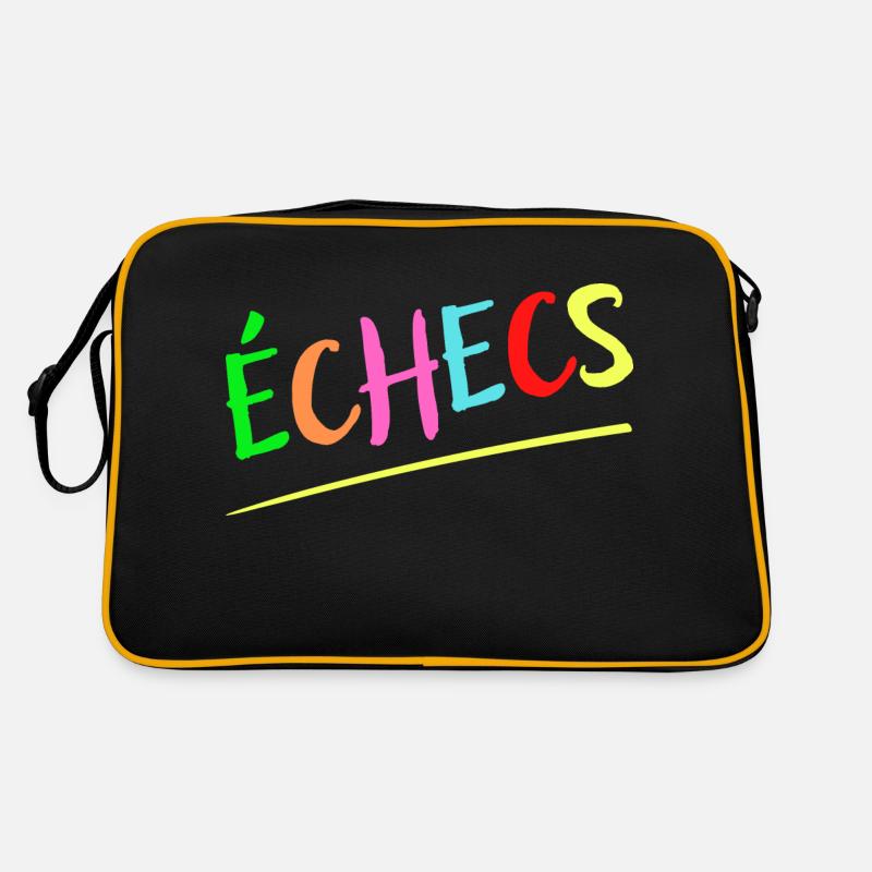 ÉCHECS MULTICOLORE ENFANTS CADEAU Sac Retro
