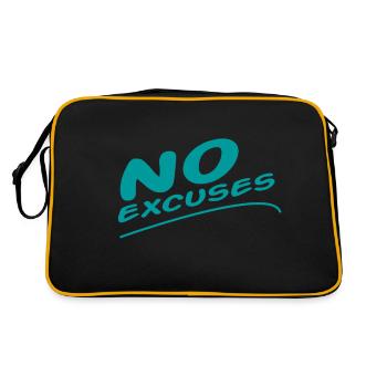 No Excuse - Sac Retro - noir/or - Dos