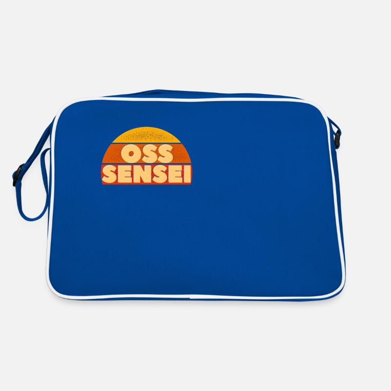 Oss sensei - Judo Geschenkidee Retro Tasche