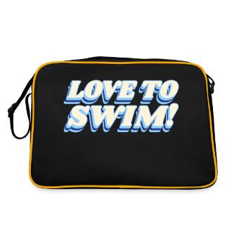 Aimer nager - Sac Retro - noir/or - Dos