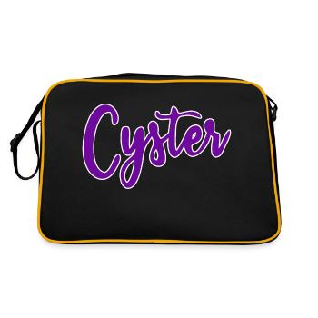 Cyster PCOS polycystic ovarian syndrome gynae - Retro Bag - black/gold - Back