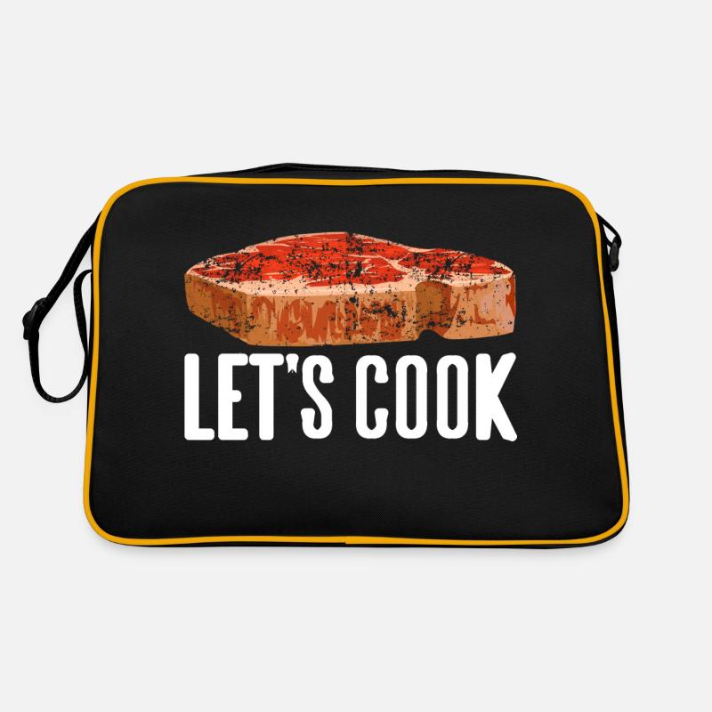 Cuisinons un design de cuisson de steak vintage génial Sac Retro
