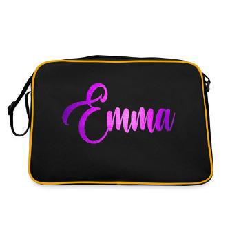 Emma - Sac Retro - noir/or - Dos