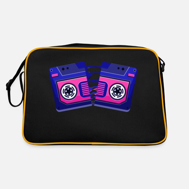 kaputte Kassette Retro Tasche
