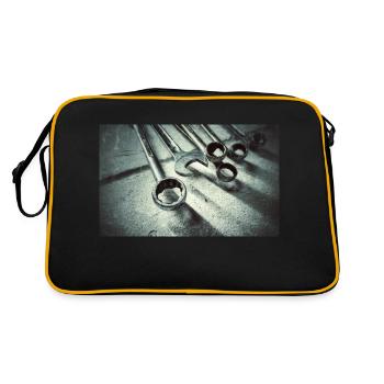 Screwdriver wrench - Retro Bag - black/gold - Back