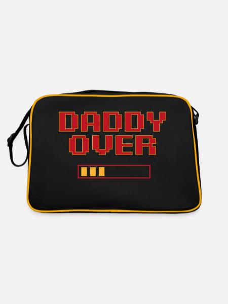 daddy over - Sac Retro - noir/or - Dos