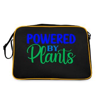 Powered by Plants - Retro Bag - black/gold - Back