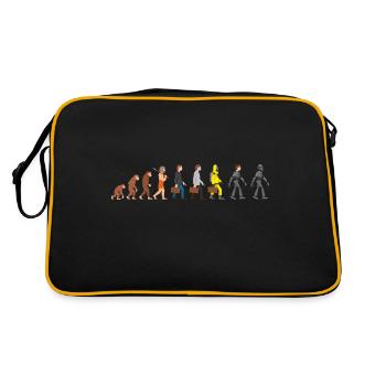 L’évolution notre avenir lointain - Sac Retro - noir/or - Dos