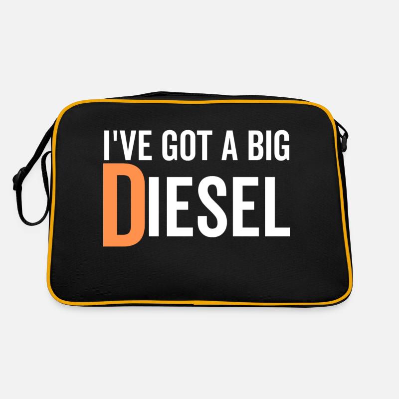 Ich habe einen großen Diesel Retro Tasche
