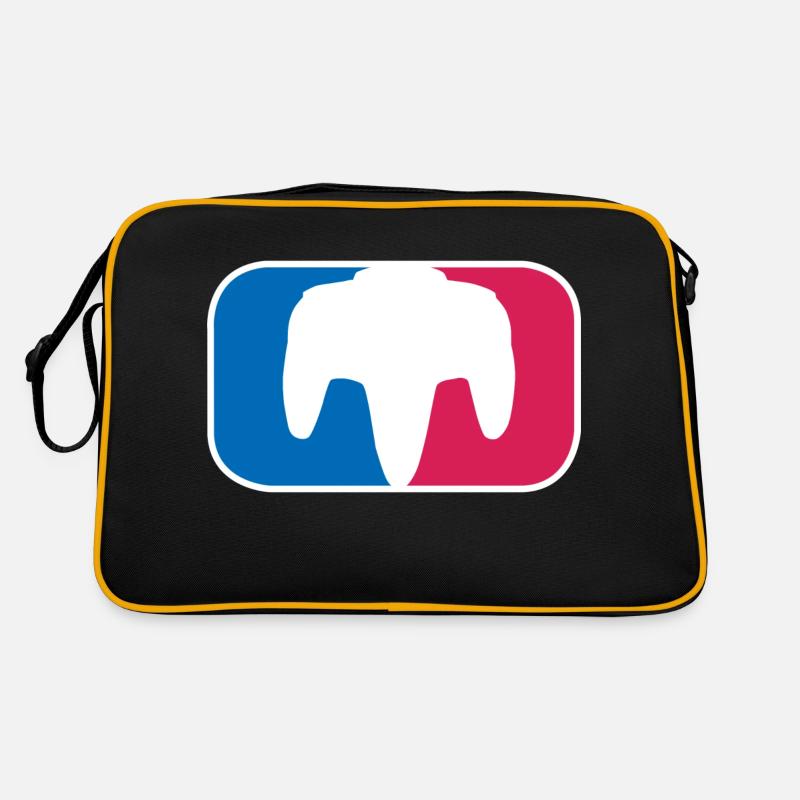 Gaming Zocken N64 Nerd Controller lustige Geschenk - Retro Tasche - Schwarz/Gold