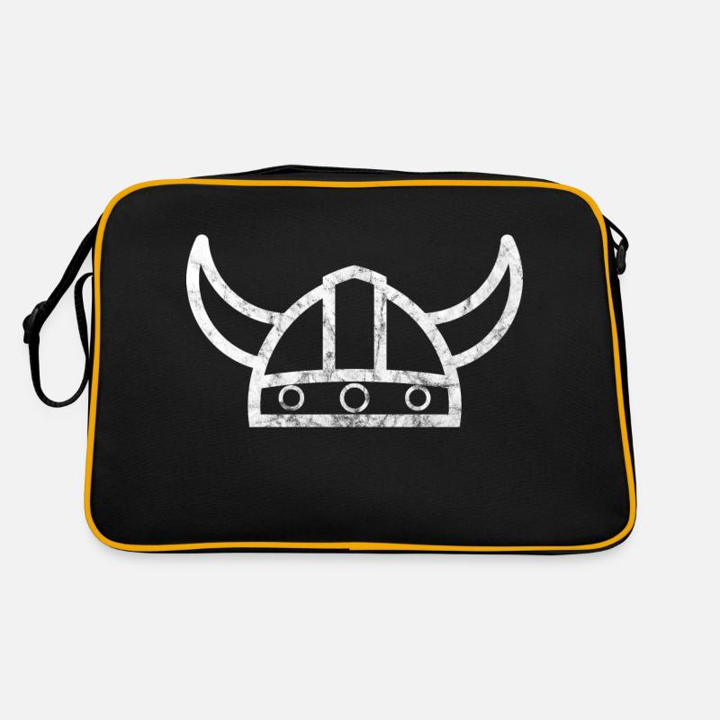 Wikinger Helm Retro Tasche