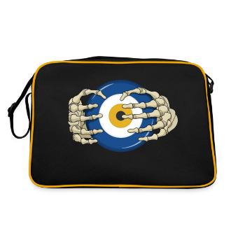 Nazar - Retro Tasche - Schwarz/Gold - Hinten