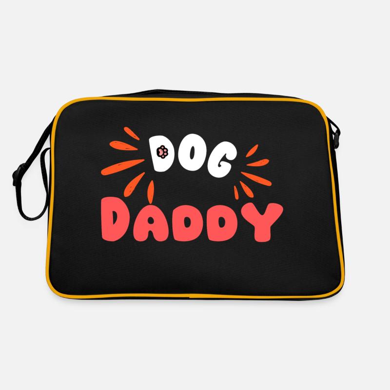 Daddy Dog - Retro Bag - black/gold