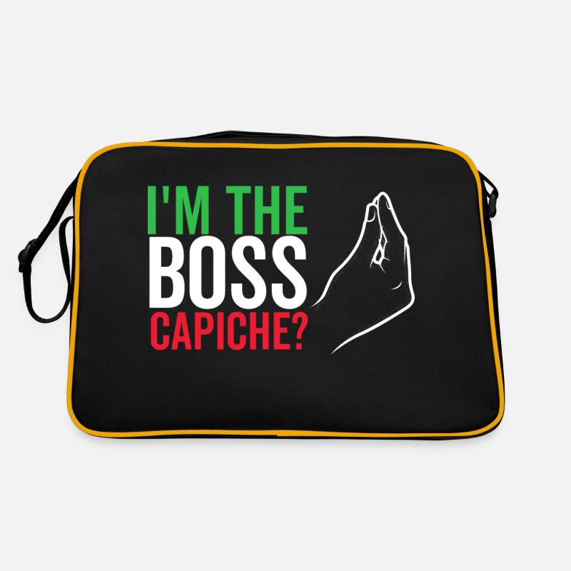 I'm The Boss Capiche Retro Bag