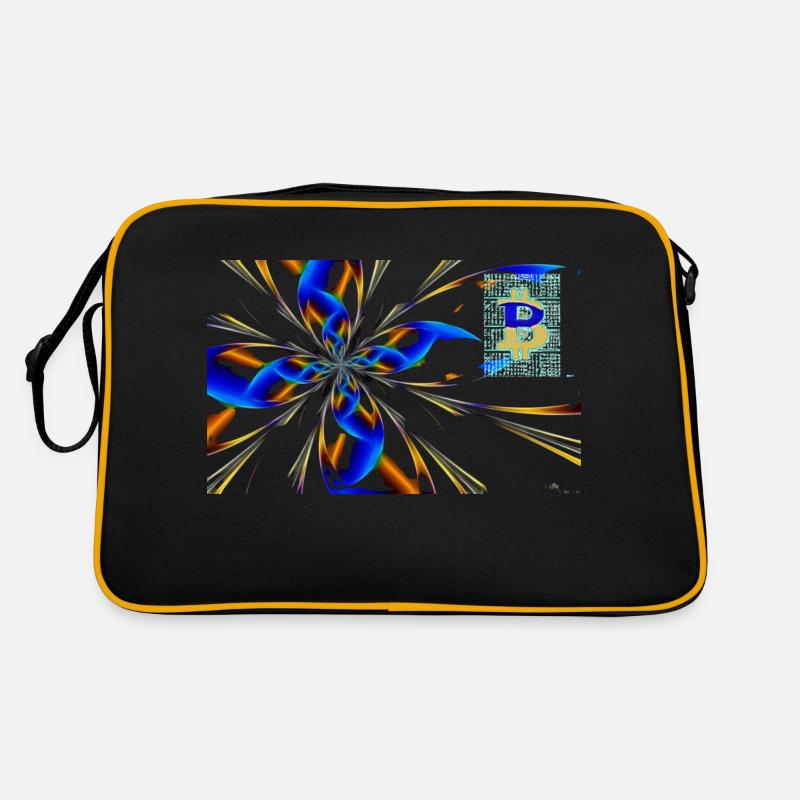 abstrait Bitcoin 2 Sac Retro