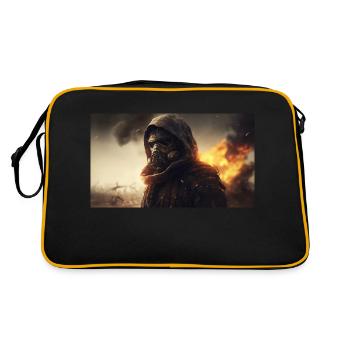 Man in the mask - Retro Bag - black/gold - Back