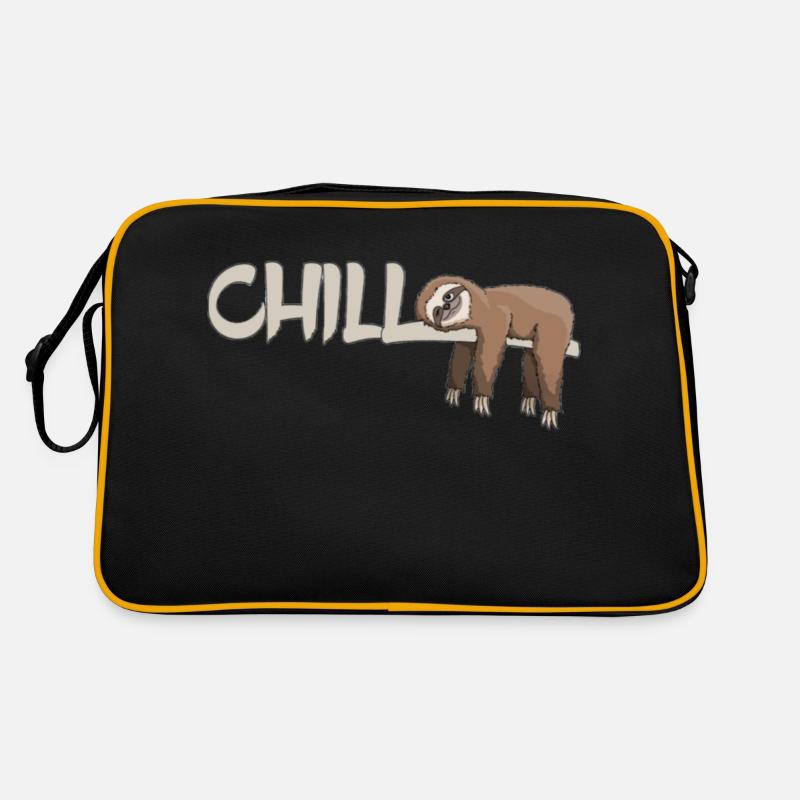 Chillen - Retro Tasche - Schwarz/Gold