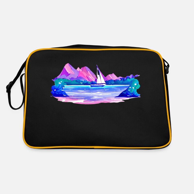 Sailing Sailing Sailing Sailing Sailboat Retro Bag