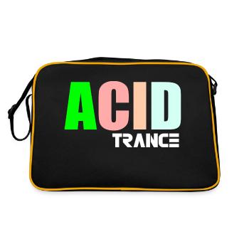 Citation de transe acide - Sac Retro - noir/or - Dos