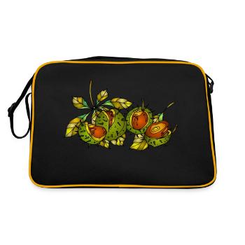Chestnuts - Retro Bag - black/gold - Back