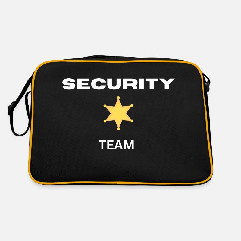 security 2 - Retro Tasche - Schwarz/Gold