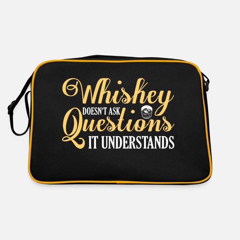 Le whisky ne pose pas de questions qu’il comprend Bourb Sac Retro