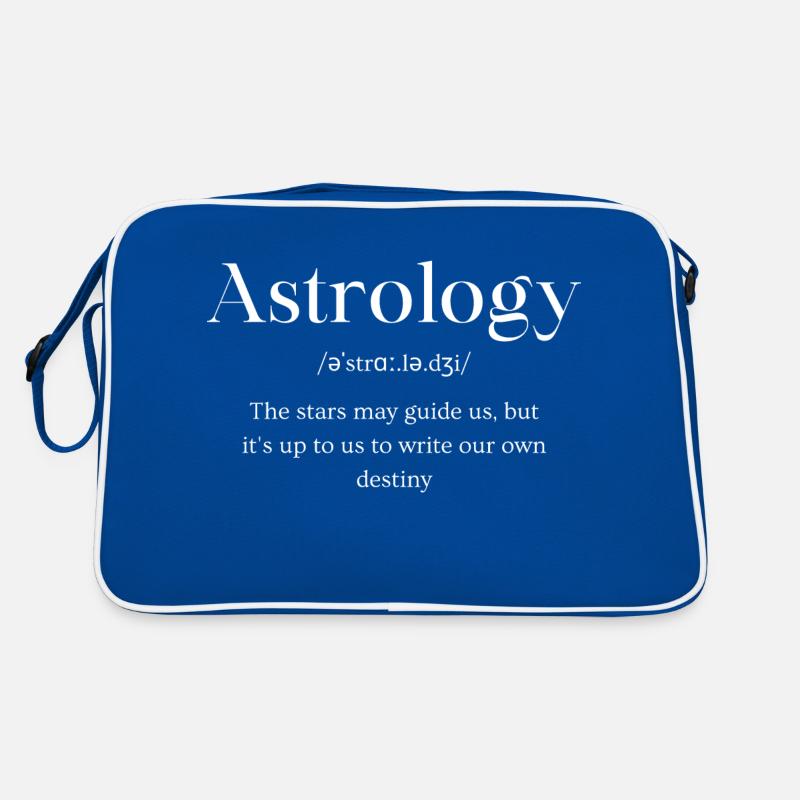 Astrologie Sterne Definition Spruch Englisch Retro Tasche