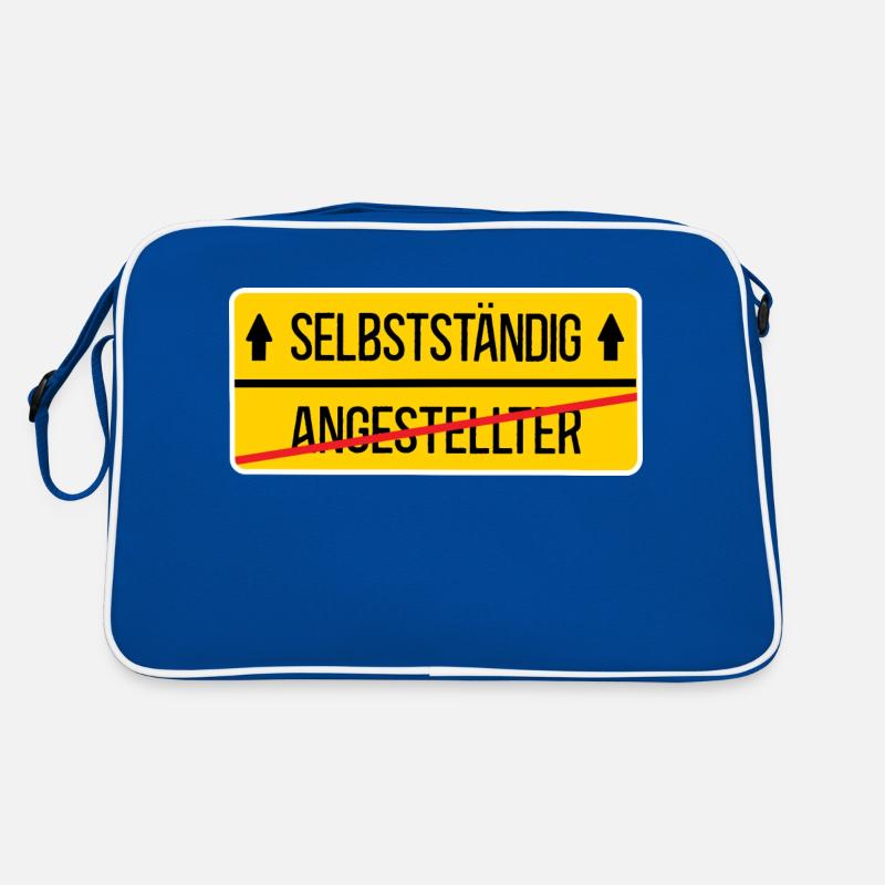 Selbstständig Machen Selbstständigkeit Unternehmer Retro Tasche