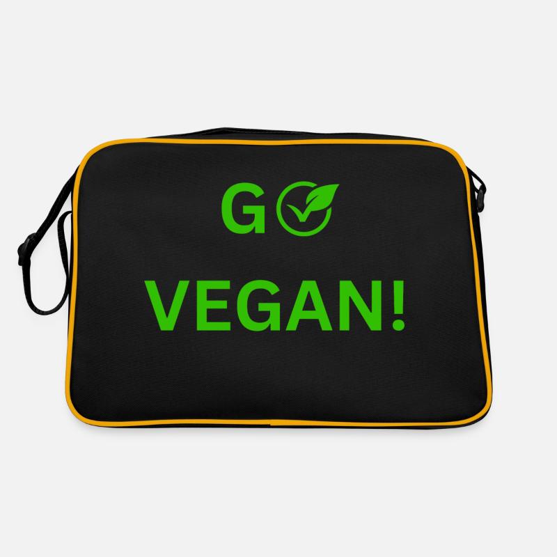 Veganer Stil mit Herz: Einzigartiges Design Retro Tasche