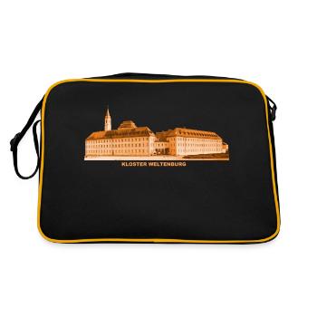 Weltenburg Kloster Donau Kehlheim Basse-Bavière - Sac Retro - noir/or - Dos