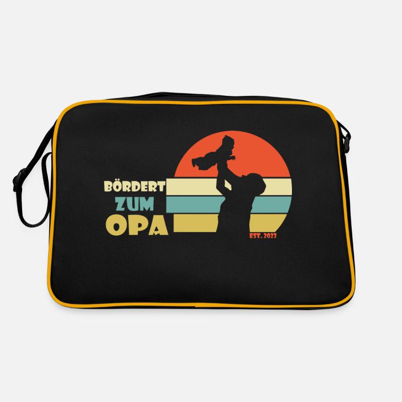 Beförderung zum opa Retro Tasche