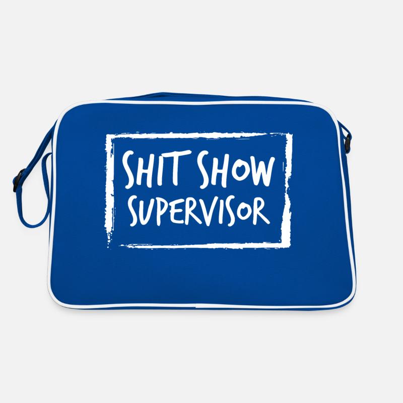 Shit Show Supervisor Retro Tasche