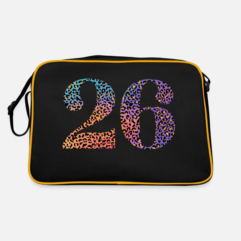 26e anniversaire léopard Sac Retro