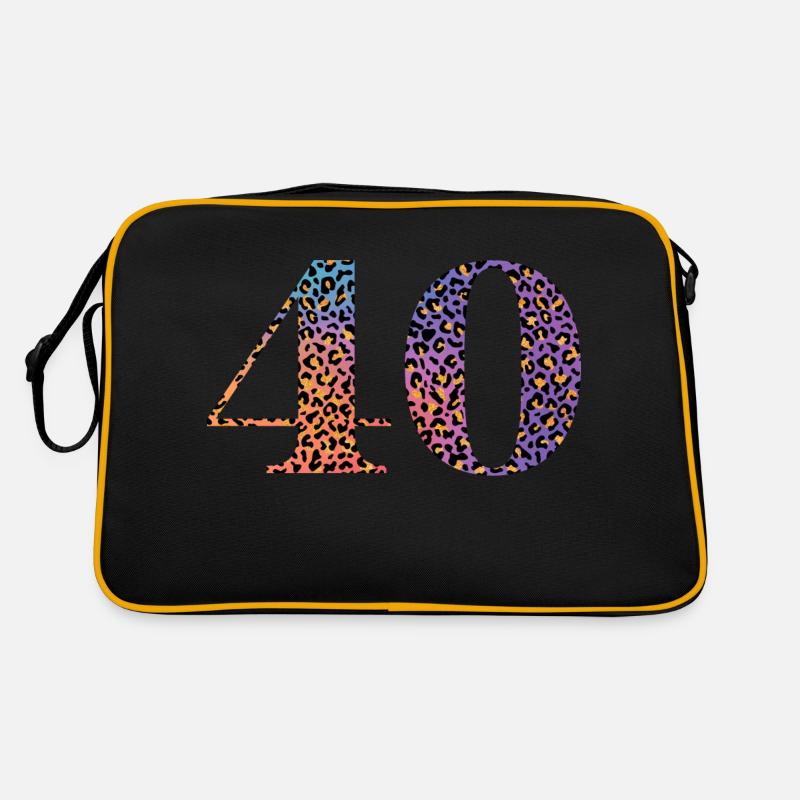 40e anniversaire léopard Sac Retro