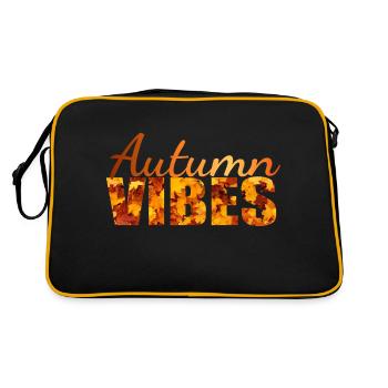 Autumn Vibes - Sentiments d’automne - Sac Retro - noir/or - Dos