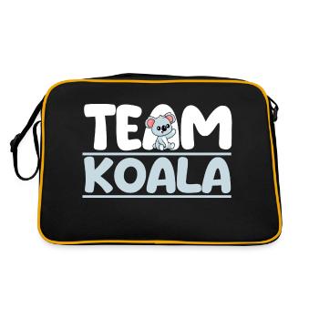 Koala Ours Koala - Sac Retro - noir/or - Dos