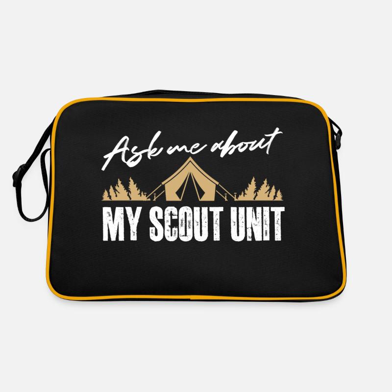Posez-moi des questions sur mon unité scoute Design Sac Retro