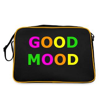 Bonne humeur - Sac Retro - noir/or - Dos