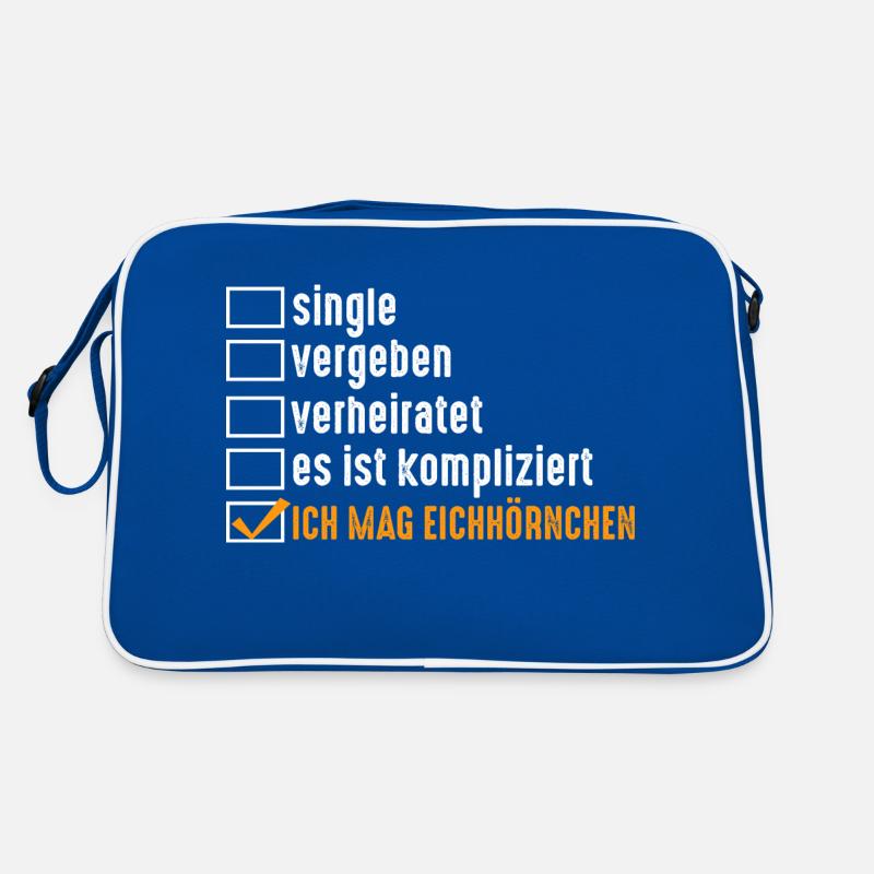 Eichhörnchen Retro Tasche