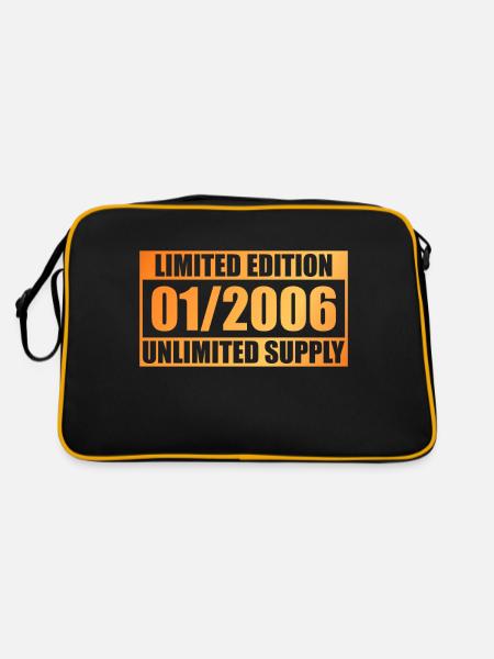 Edition Limitée 18ème Anniversaire - ꝏ Fourniture 01/2006 - Sac Retro - noir/or - Dos