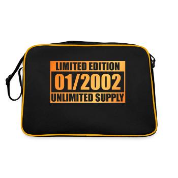 Édition Limitée 22ème Anniversaire - ꝏ Fourniture 01/2002 - Sac Retro - noir/or - Dos