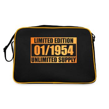 70th Birthday Limited Edition - ꝏ Supply 01/1954 - Retro Bag - black/gold - Back