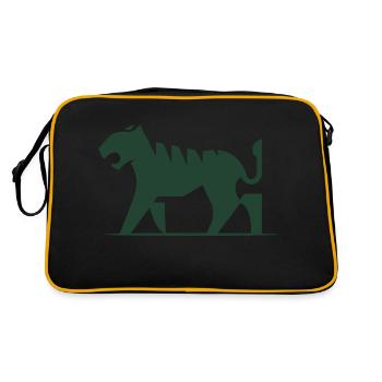 Pitbull Logo - Sac Retro - noir/or - Dos