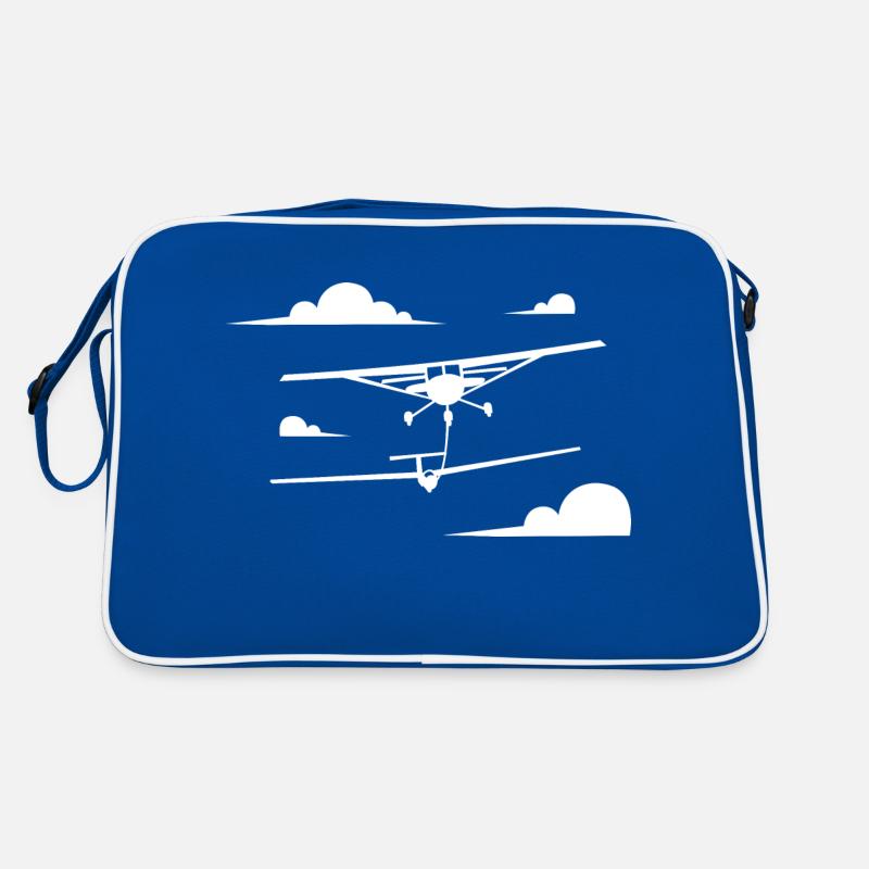 Planeur Pilote Evolution Planeur volant Aviation Sac Retro