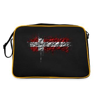 Danemark Europe Drapeau danois symboles nationaux norden - Sac Retro - noir/or - Dos