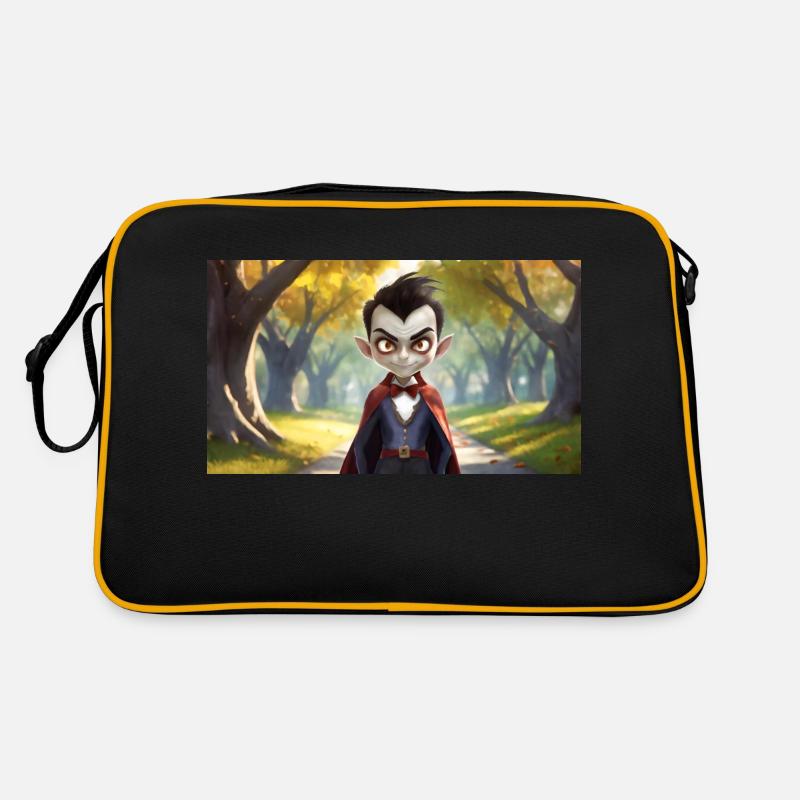 Vampire - Jeunes petits monstres mignons Sac Retro