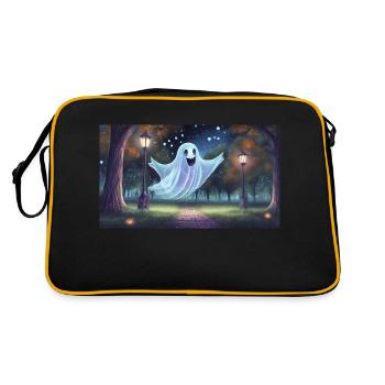Ghost - Jeunes petits monstres mignons - Sac Retro - noir/or - Dos