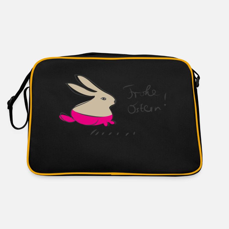 frohe ostern Retro Tasche