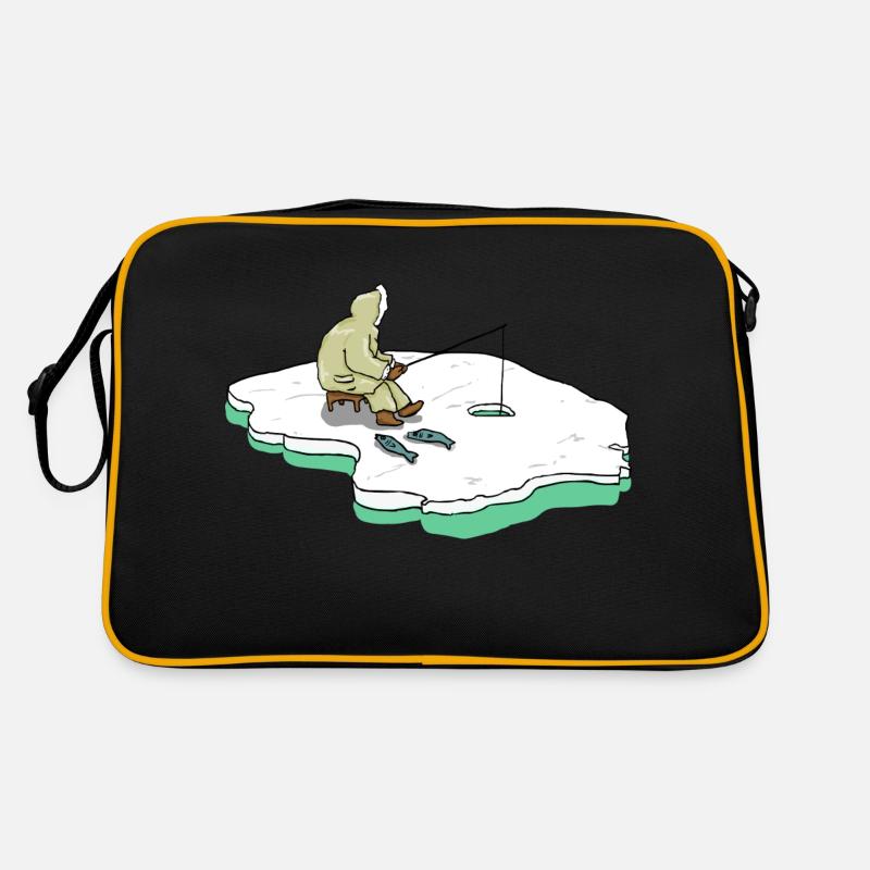 Snafu - Retro Tasche - Schwarz/Gold