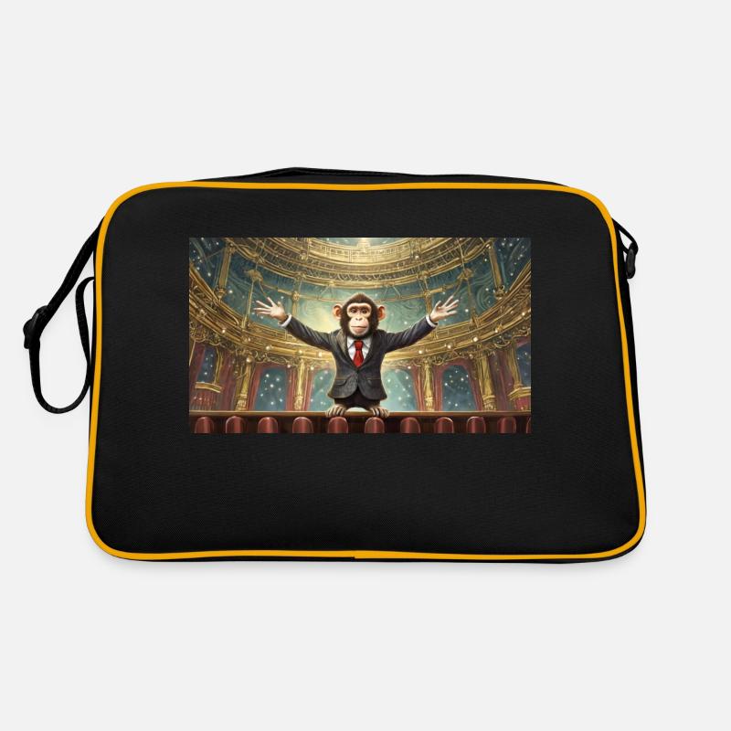 Pun ambiguous expression – Affentheater (farce) Retro Bag